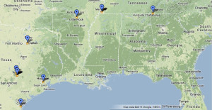 2013 SXSW Bound Tour Stops